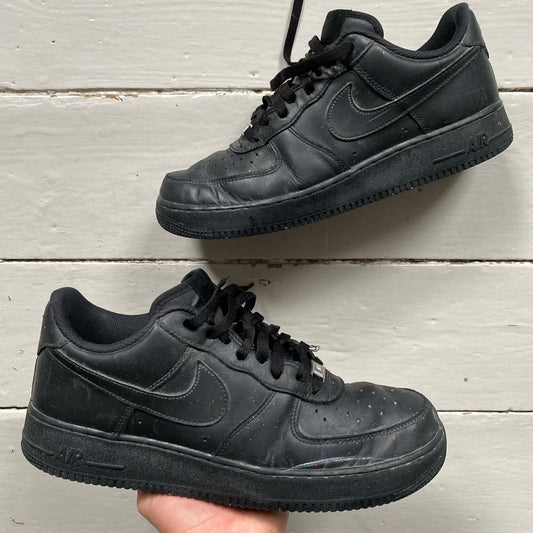 Nike Air Force 1 Black (UK 10)