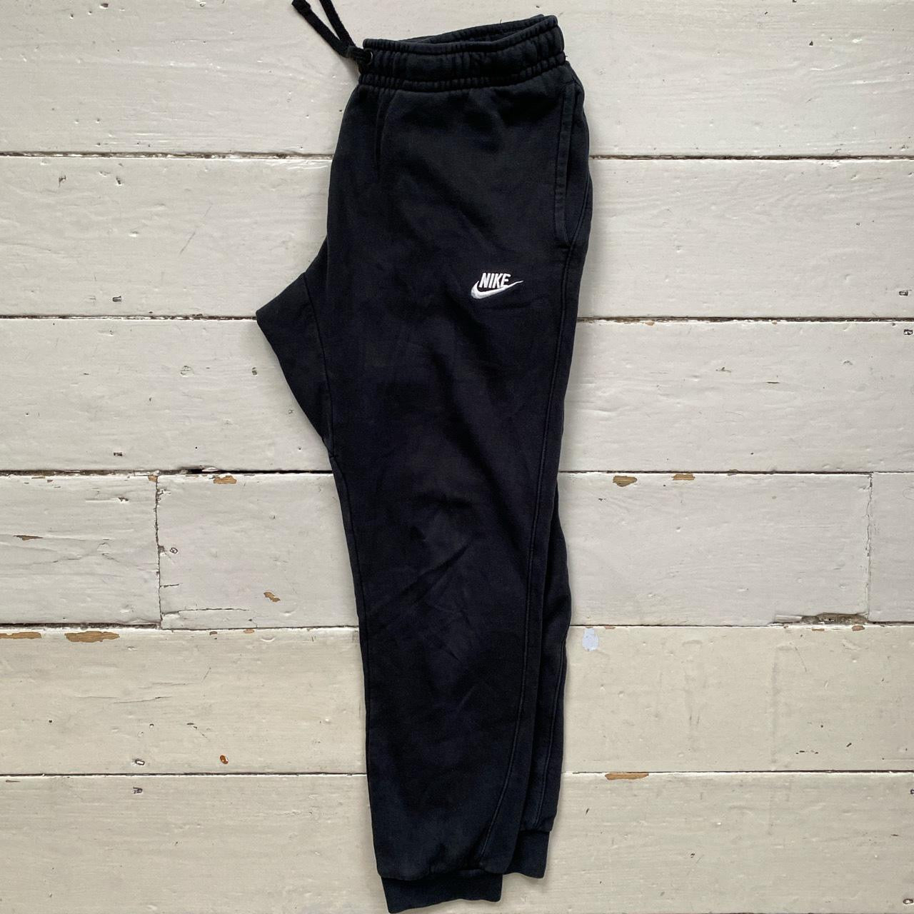 Nike Swoosh Black Joggers (Medium)