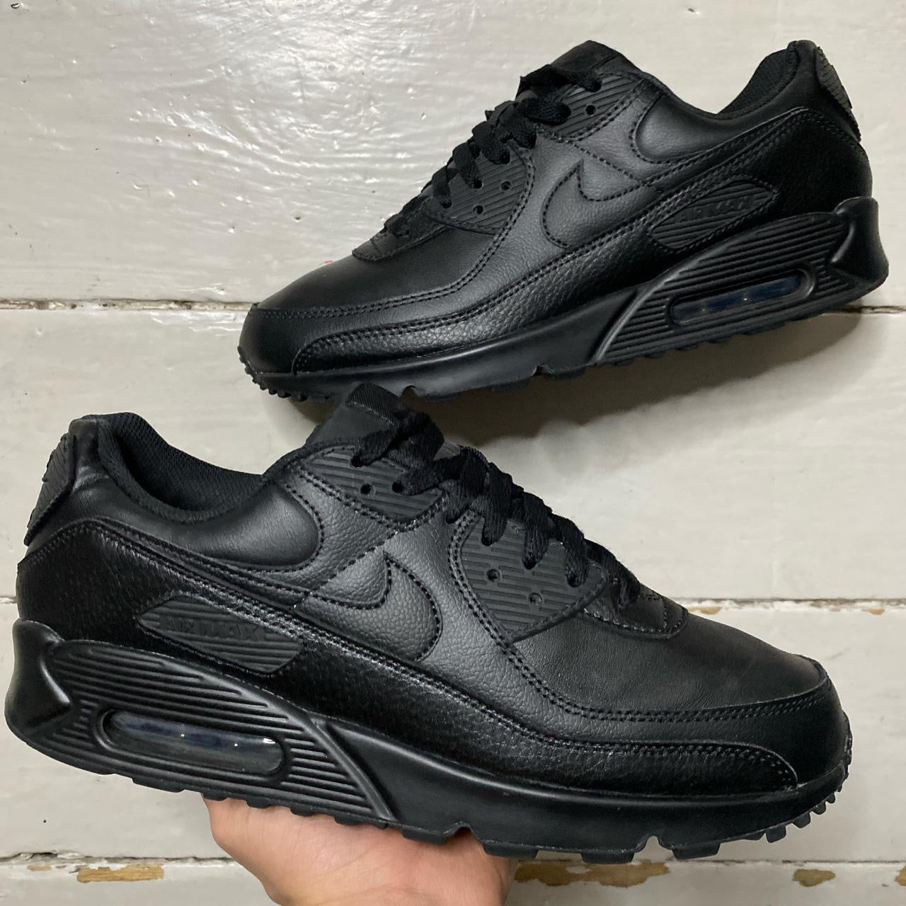 Nike Air Max 90 Leather Black (UK 9)