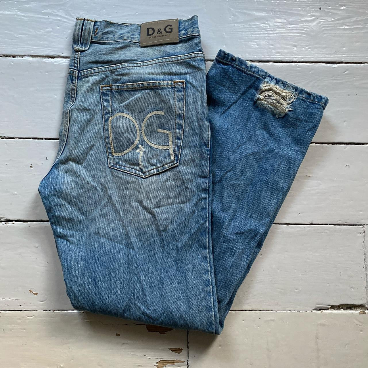 Dolce & Gabbana Distressed Jeans (32/32)