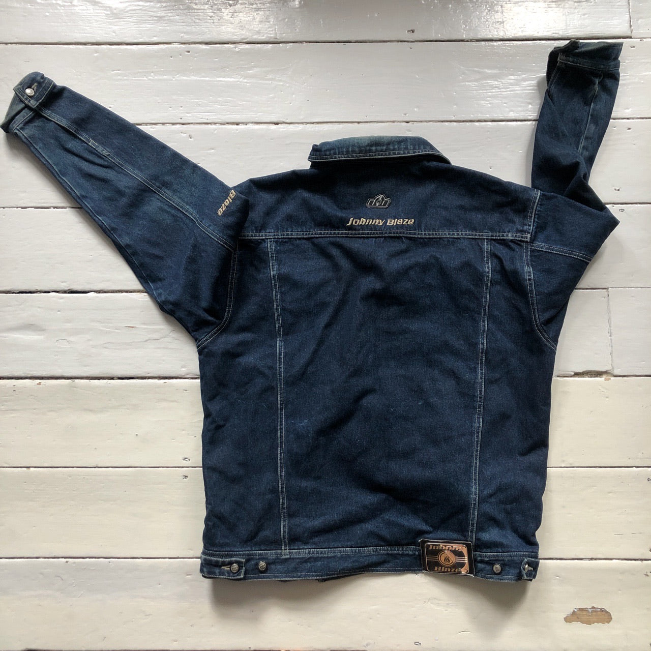 Johnny Blaze Vintage Denim Jacket (XL)
