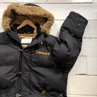 Timberland Vintage Black Puffer Parka (XL)