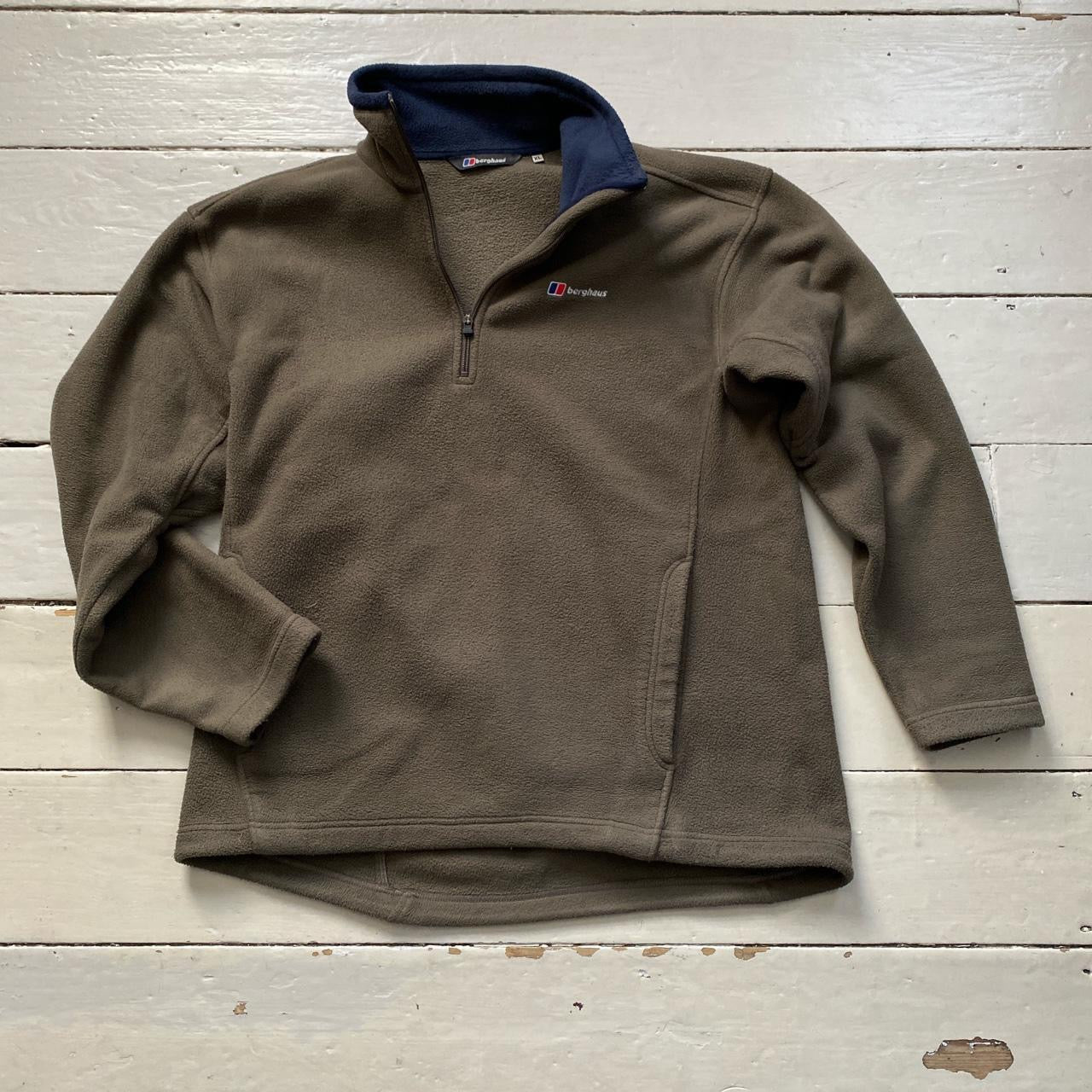 Berghaus Brown Fleece Quarter Zip (XL)