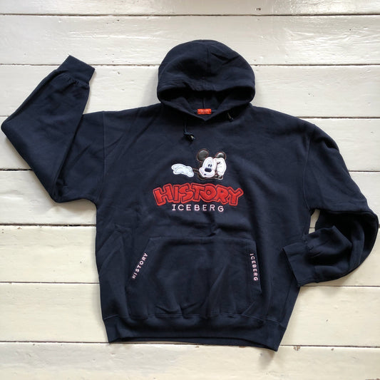 Iceberg History Mickey Mouse Hoodie (Large)