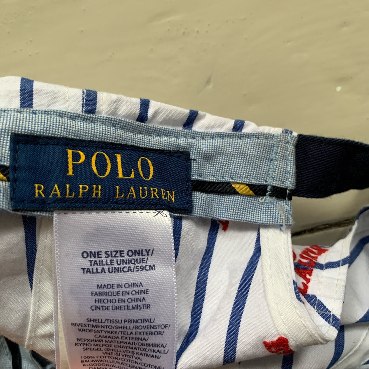 Ralph Lauren Polo Striped Cap