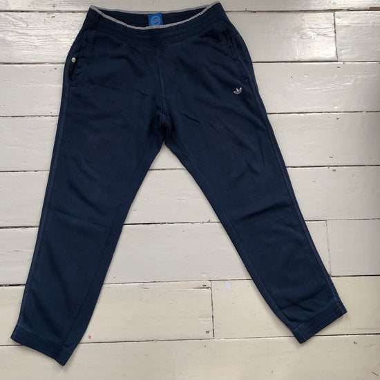 Adidas Originals Navy Jogger Bottoms (Medium)