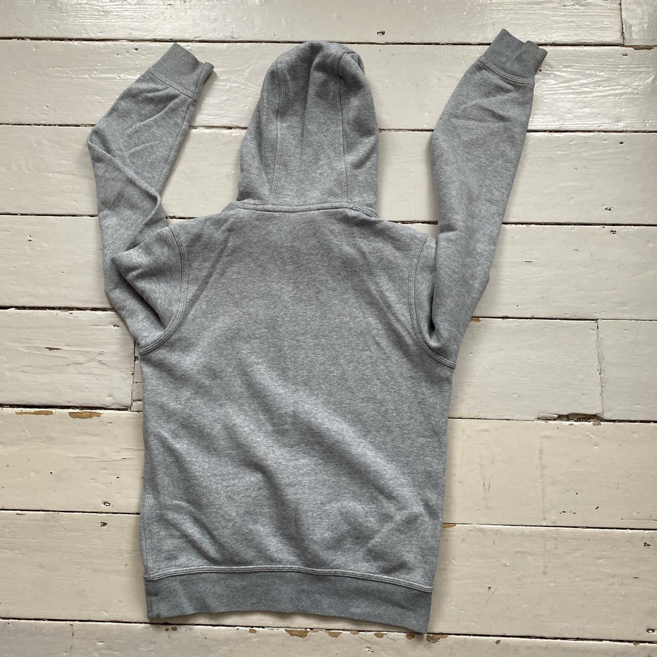 Nike Swoosh Grey Hoodie (Small)