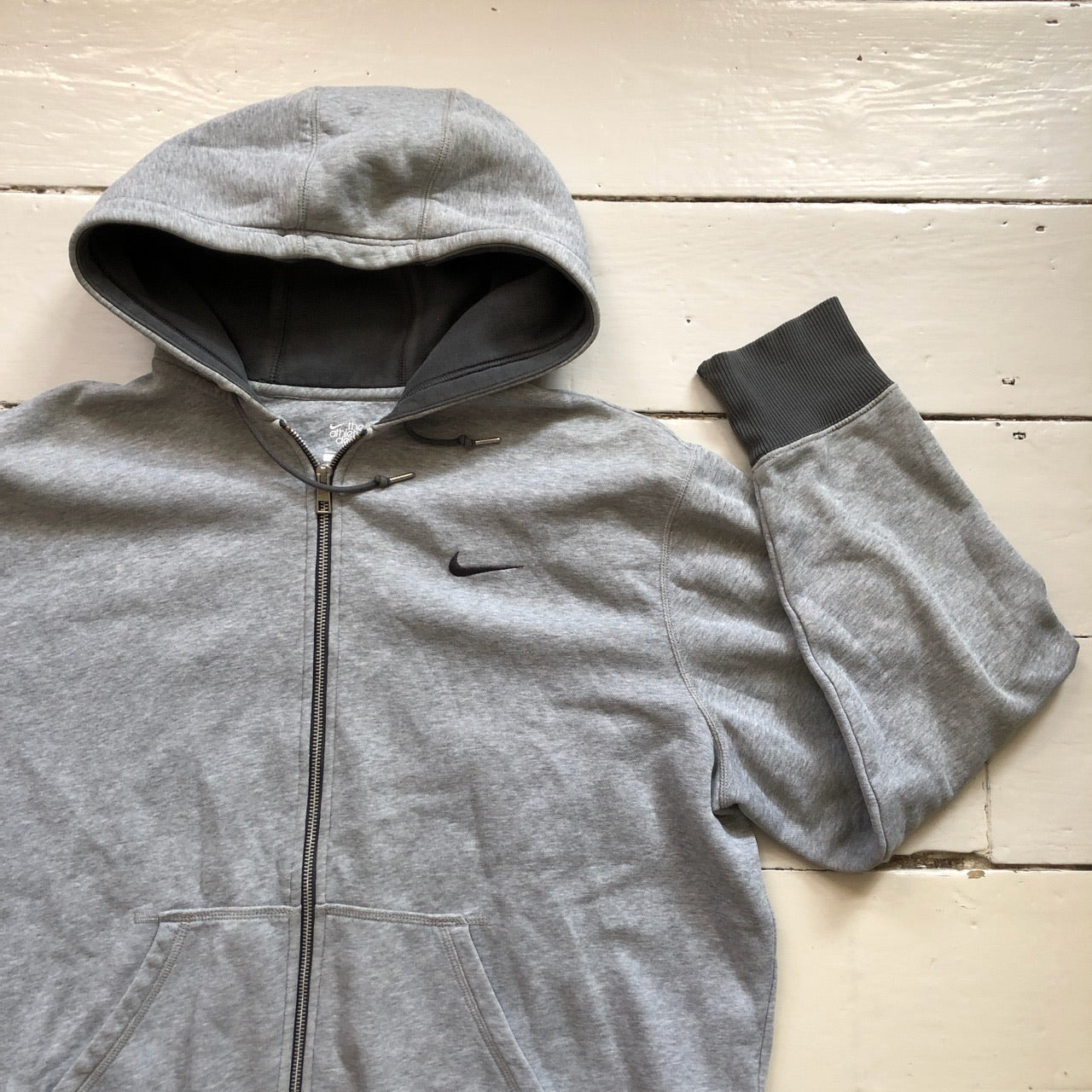 Nike Swoosh Grey Hoodie (XL)