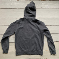 Nike Swoosh Grey and White Hoodie (Large)