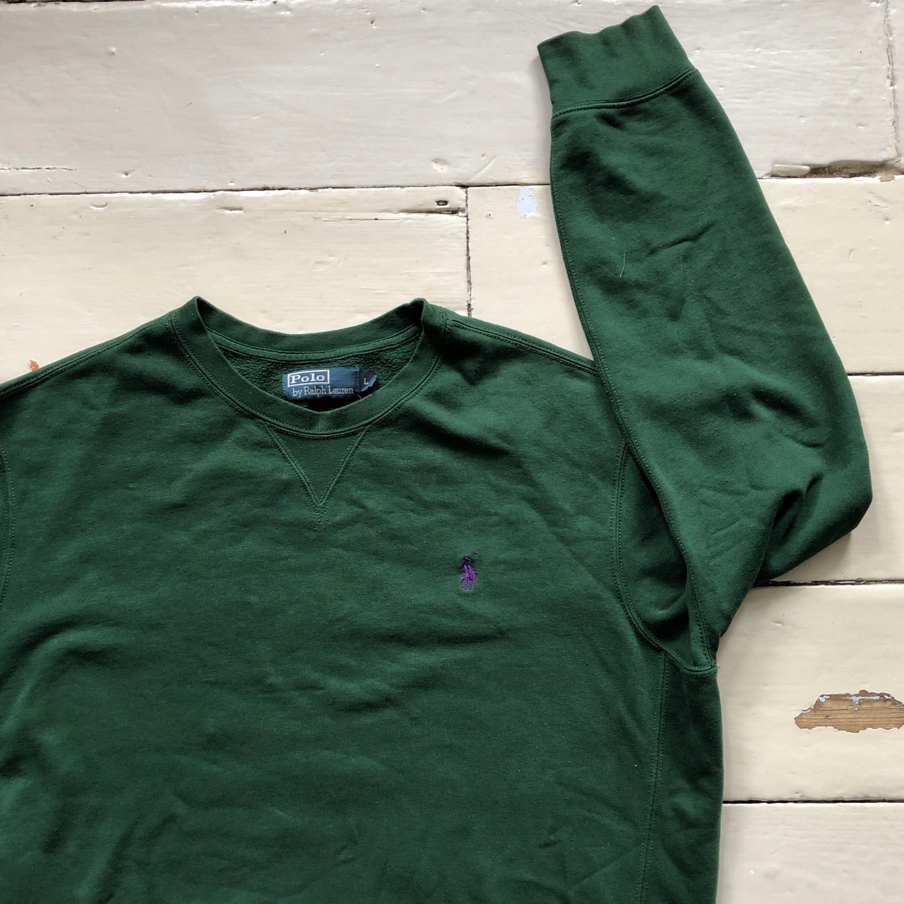 Ralph Lauren Green Sweatshirt (Large)