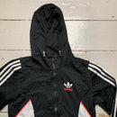 Adidas Black and White Hoodie (XS)