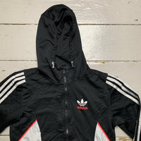 Adidas Black and White Hoodie (XS)