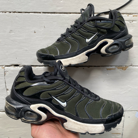 Nike TN Air Max Plus TN Green and Black (UK 5.5)