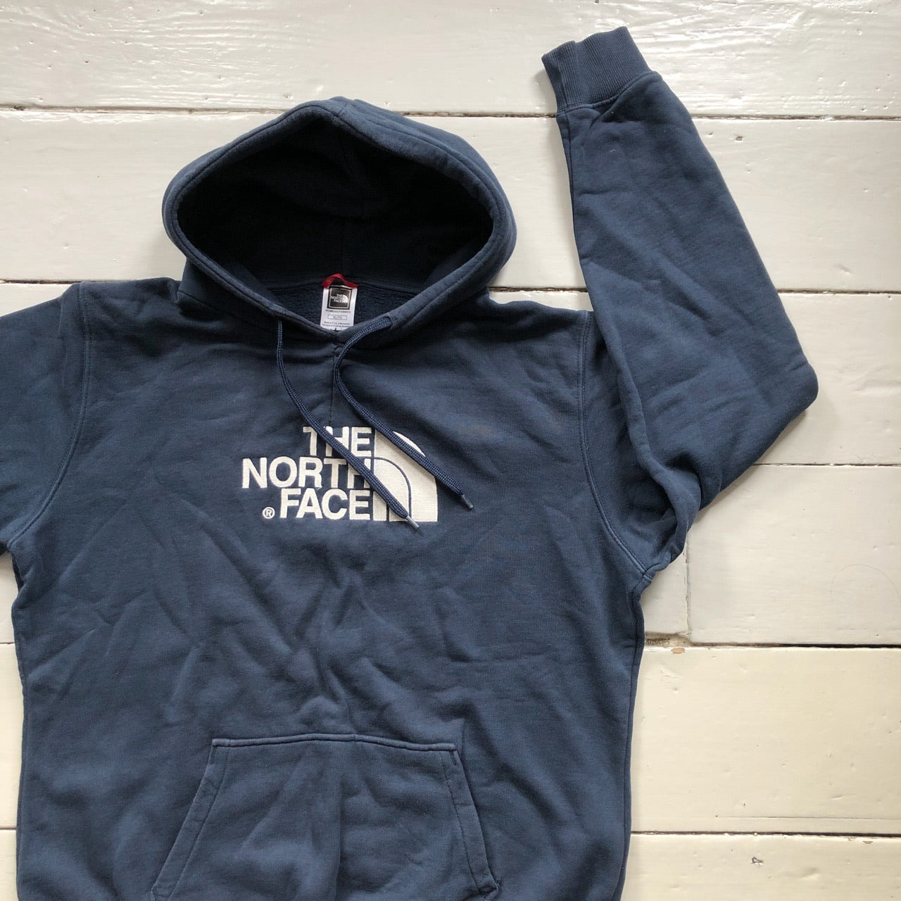 The North Face Navy Hoodie (Small Men)