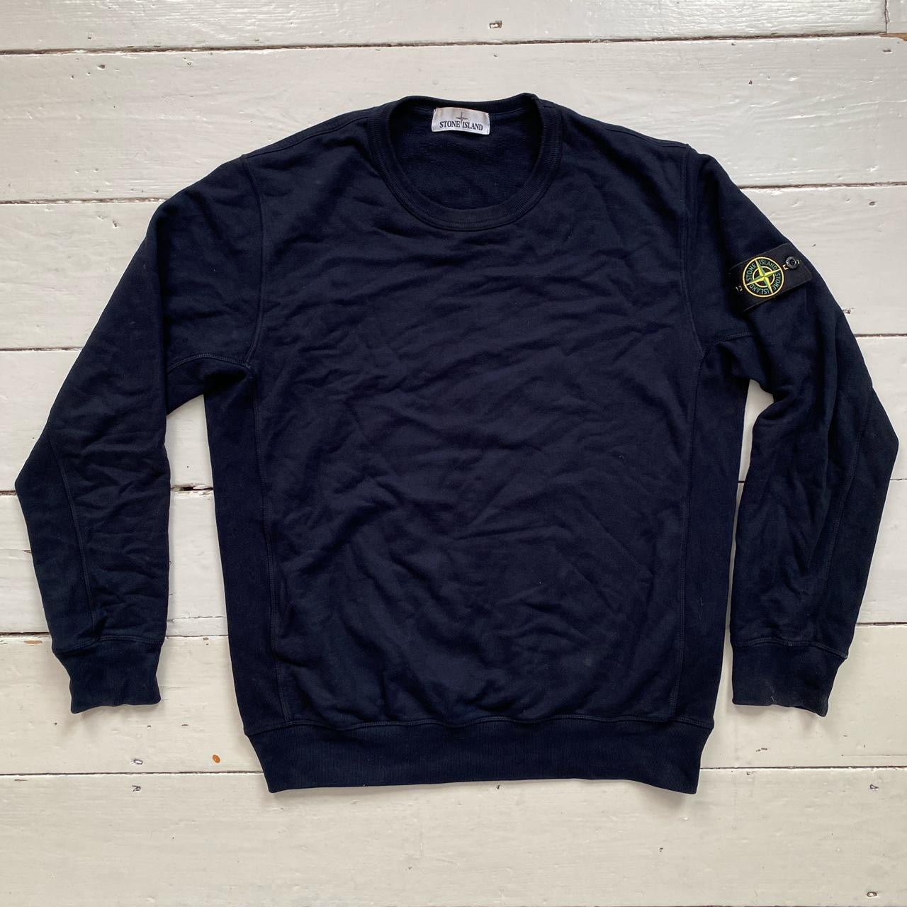 Stone Island Navy Jumper (XXL)