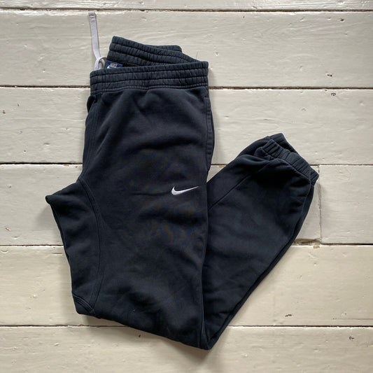 Nike Swoosh Black Joggers (Small)