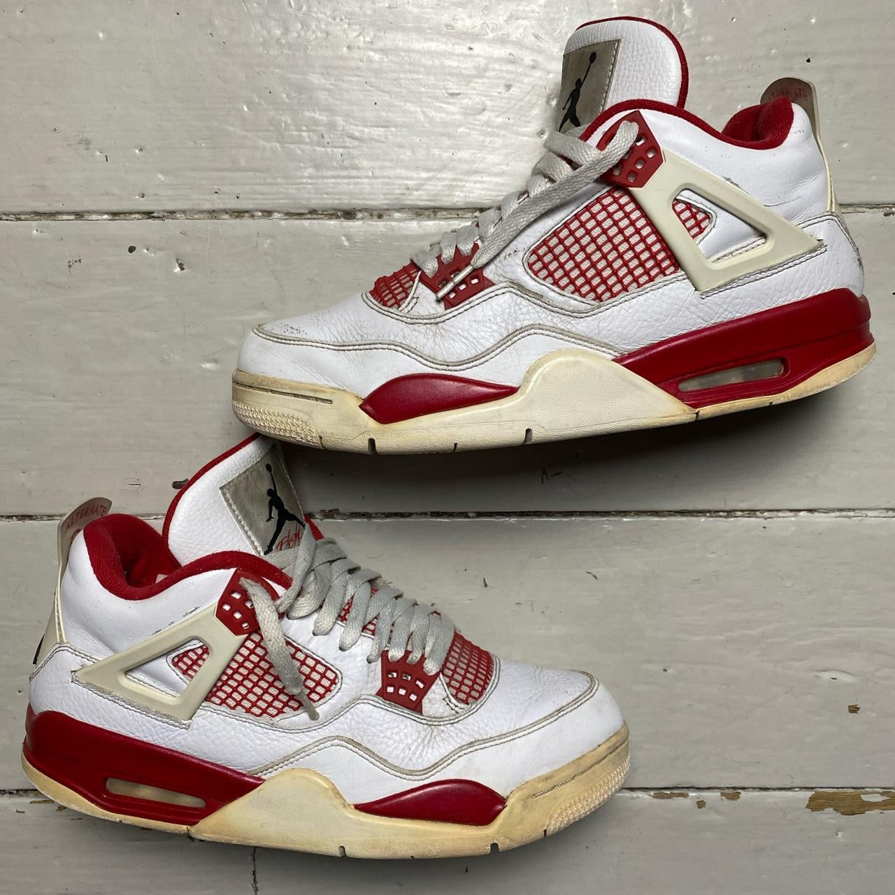 Jordan 4 Alternate 89 Red and White (UK 9)