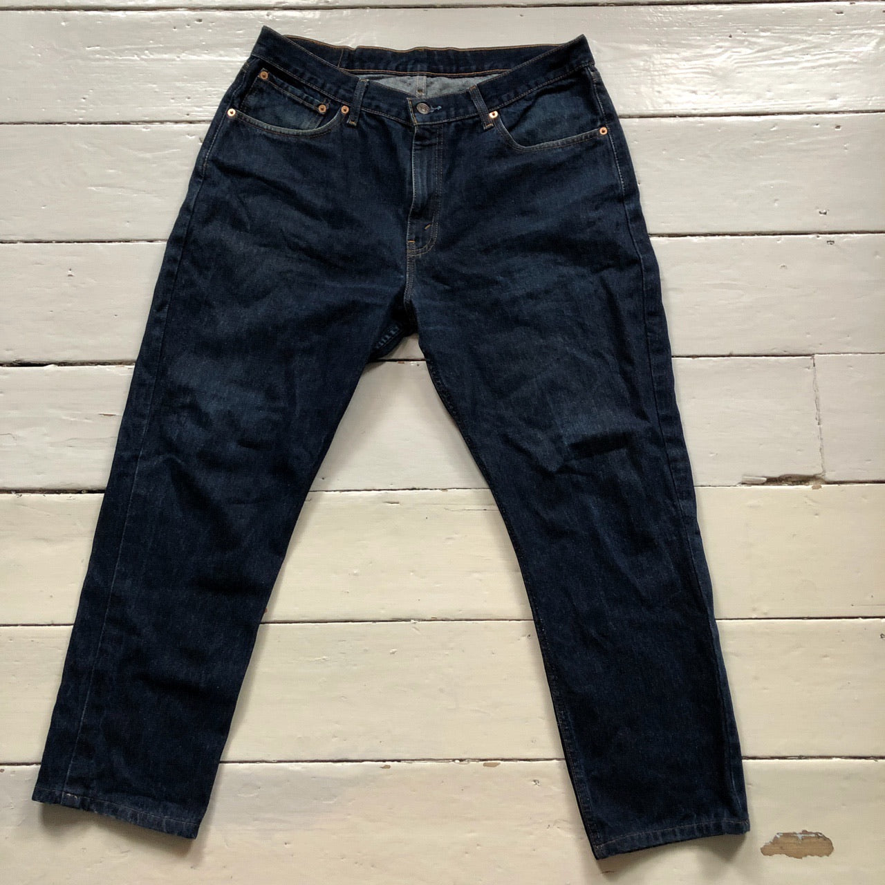 Levis 501 Dark Navy Jeans (36/26)
