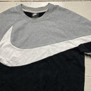 Nike Big Swoosh Grey Jumper (Large)