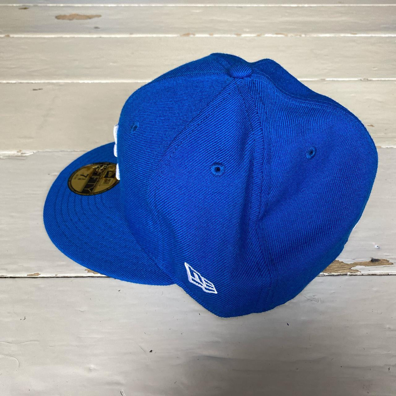 New Era Atlanta Braves Blue Fitted Cap (Size 7 3/8)