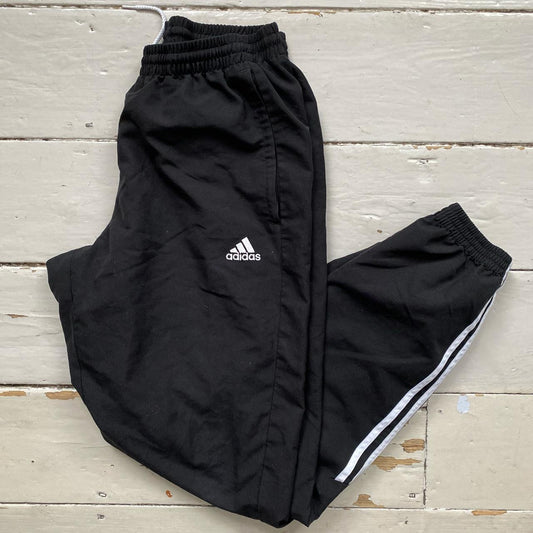 Adidas Black Shell Bottoms (Medium)