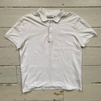 Versace White Polo Shirt (XL)