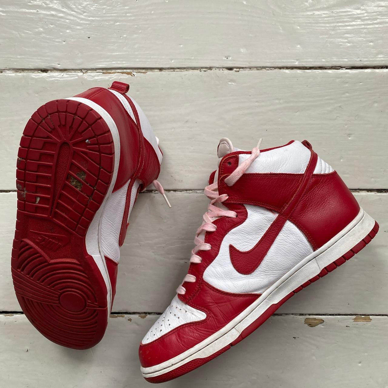 Nike Dunk Hi St Johns Red and White (UK 10)