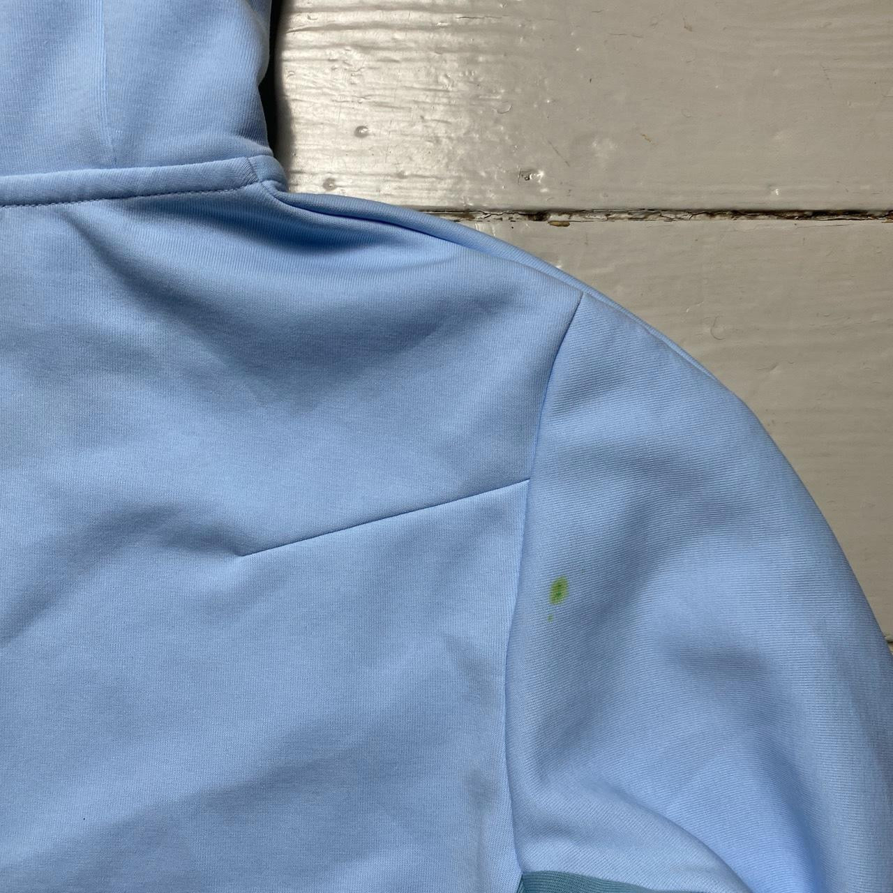 Nike Tech Fleece Light Blue Hoodie (Small)