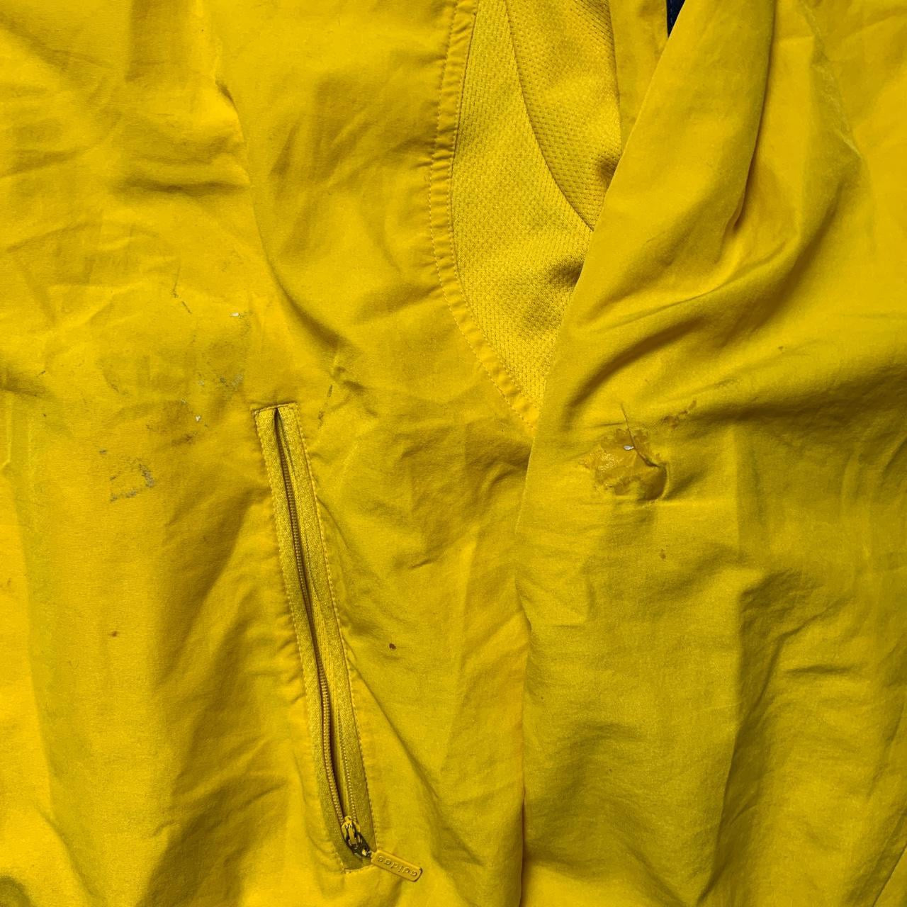 Adidas Vintage Yellow Shell Jacket (XL)