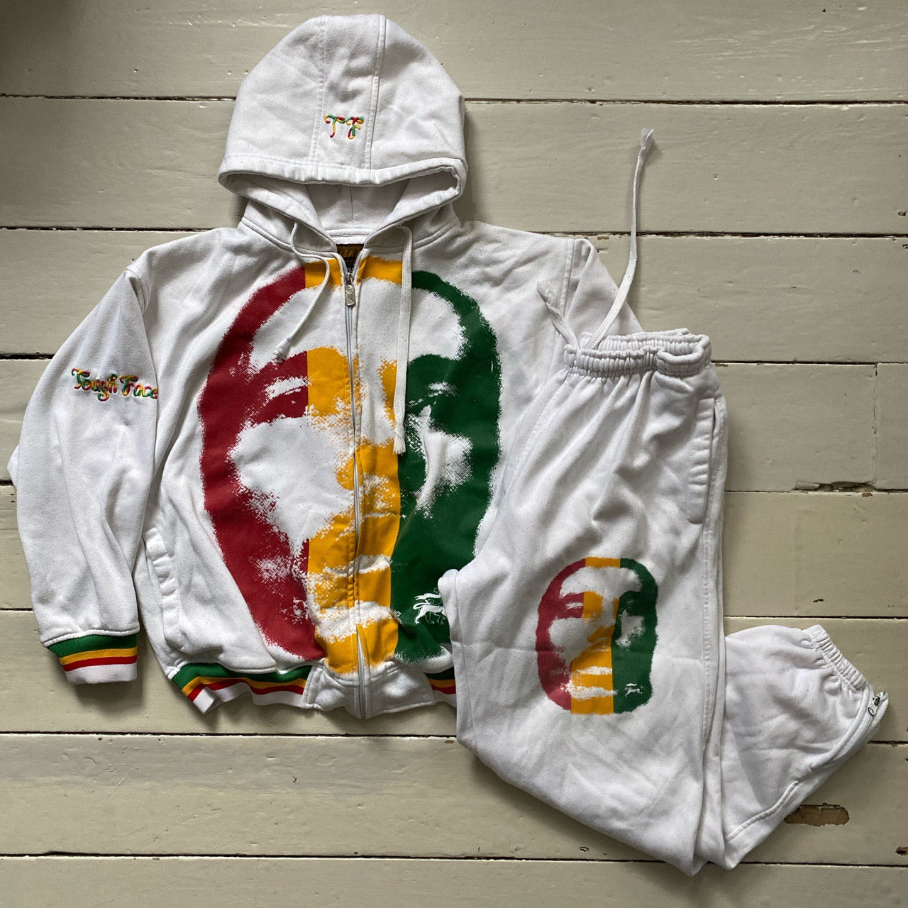 Tough Face Bob Marley Rasta Tracksuit (Medium)