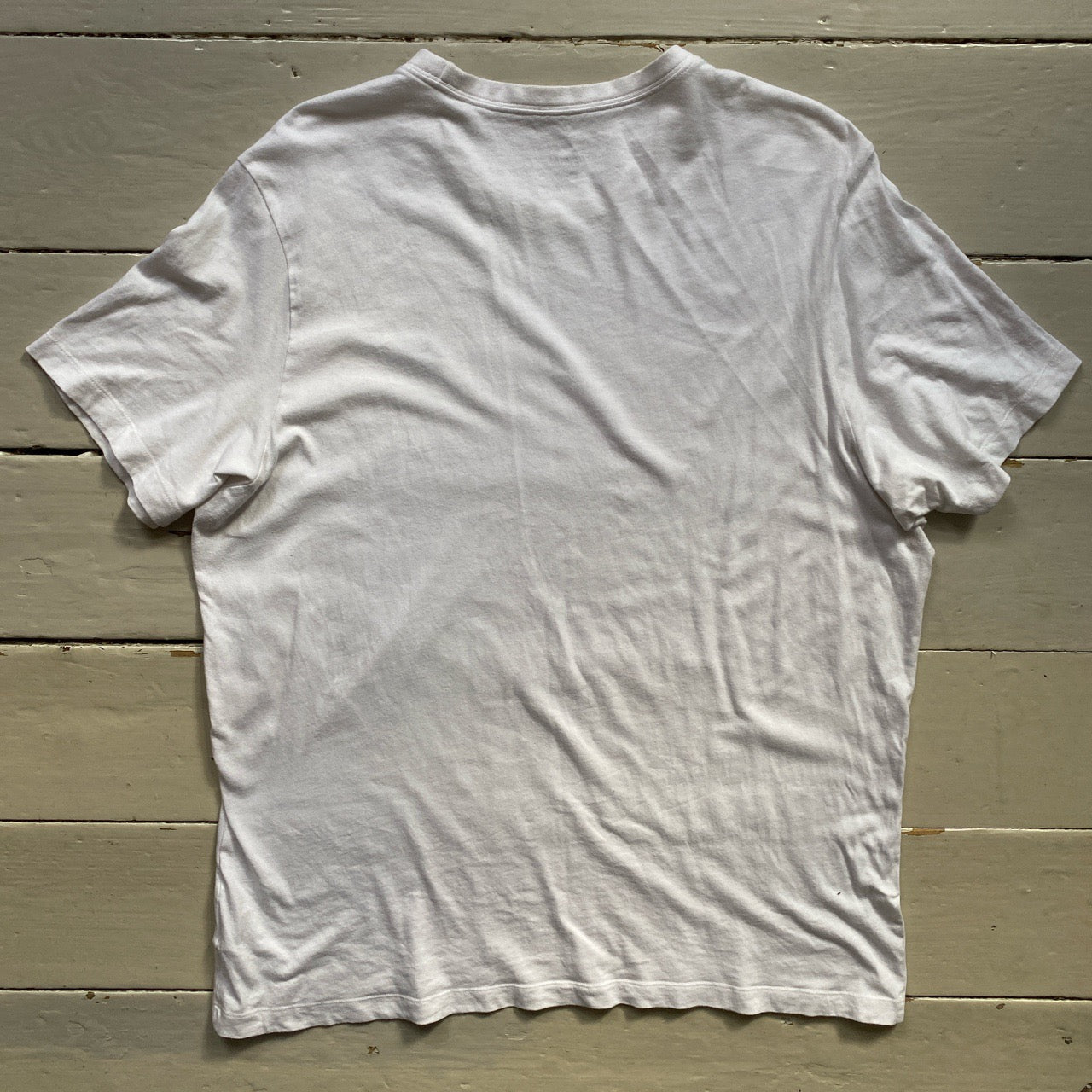 Nike Swoosh White T Shirt (XXL)