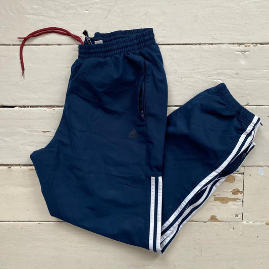 Adidas Navy Shell Bottoms (Large)