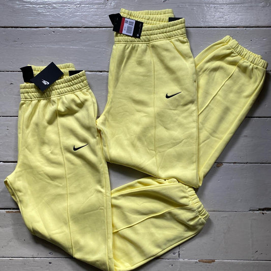 Nike Swoosh Yellow Joggers Womens