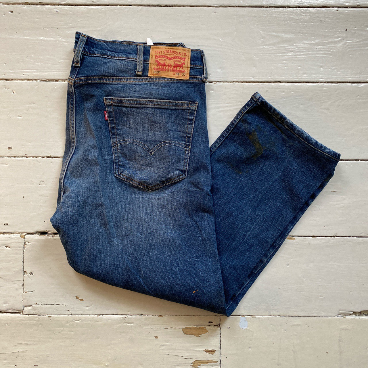 Levis 513 Stonewash Jeans (38/26)