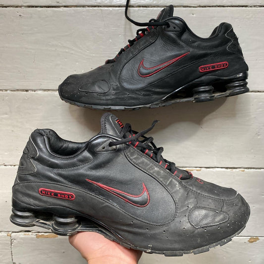 Nike Shox Vintage Black and Red (UK 13)
