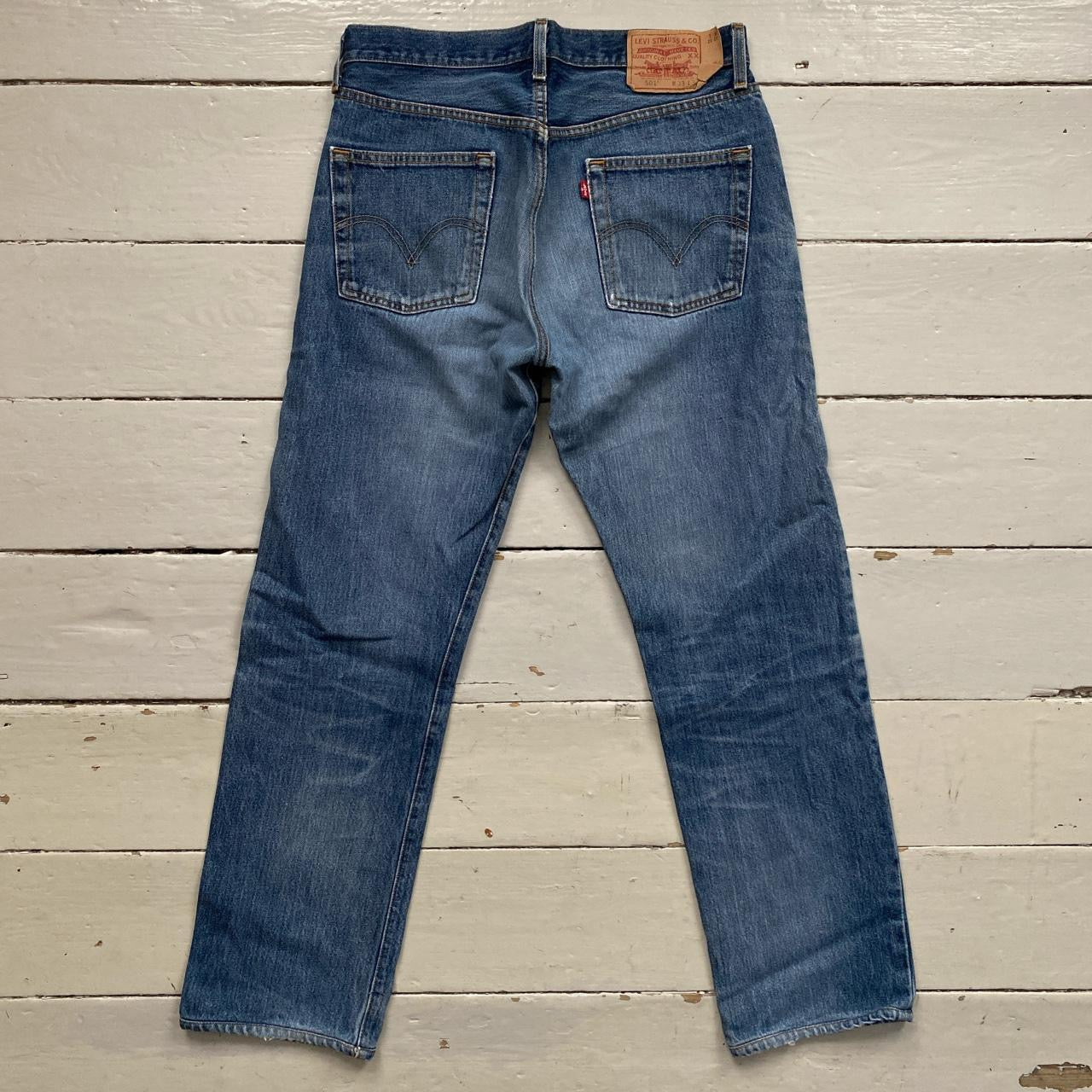 Levis 501 Light Blue Jeans (33/33)