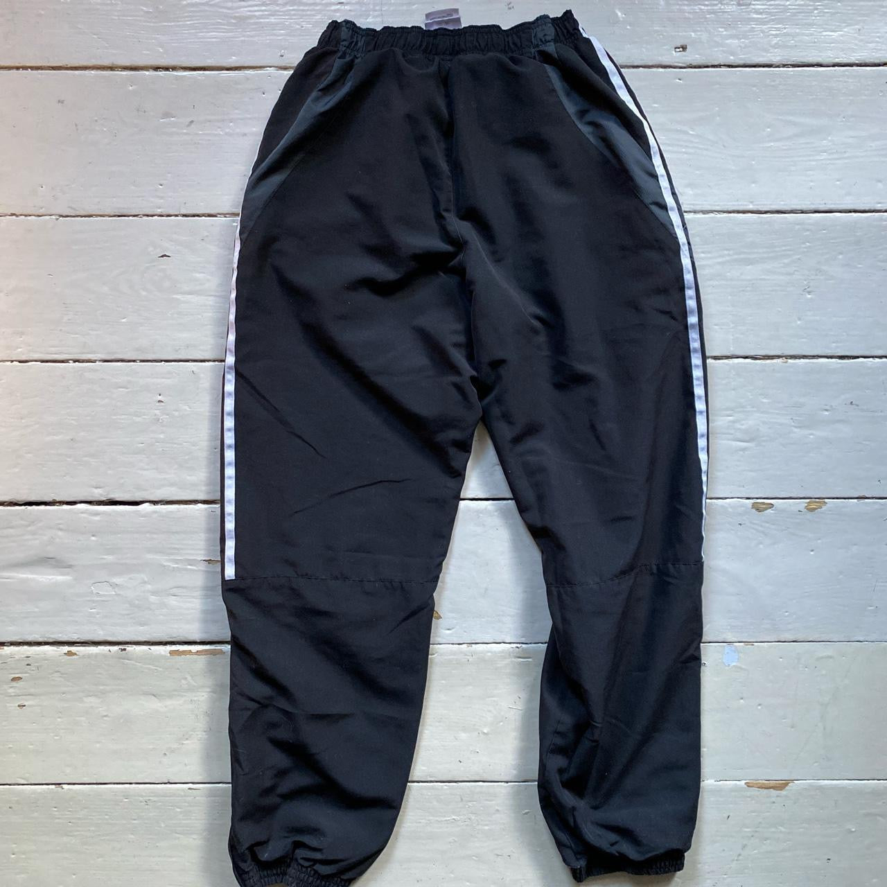 Adidas Black Grey Shell Bottoms (Small)