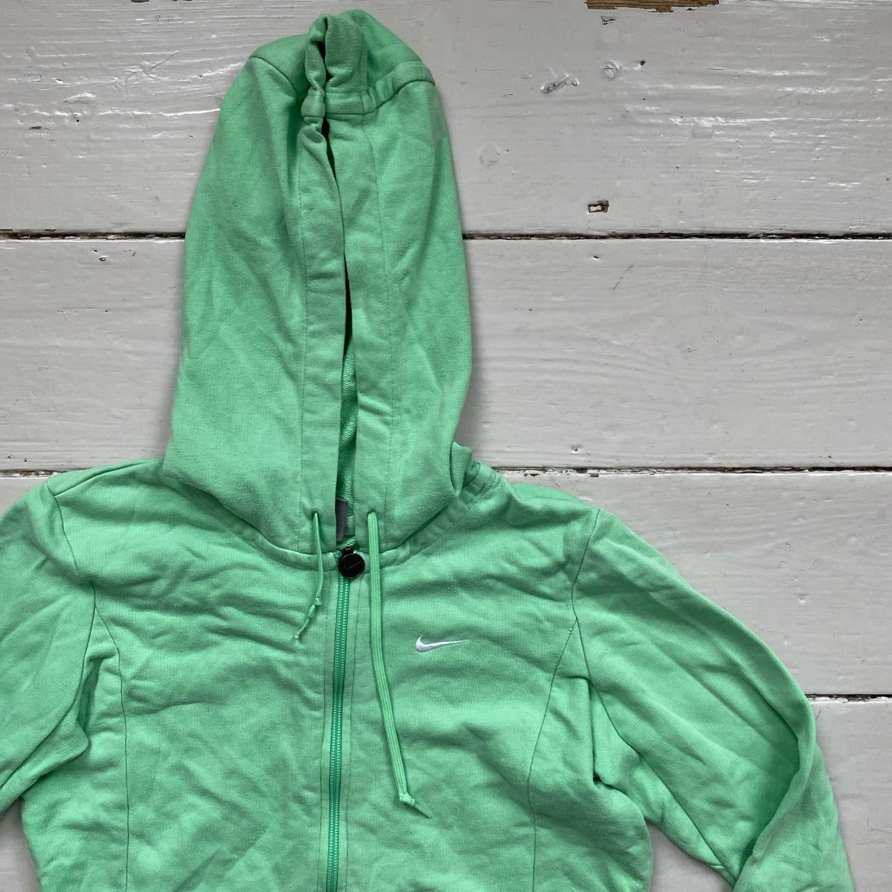 Nike Swoosh Mint Green Womens Hoodie (Small)