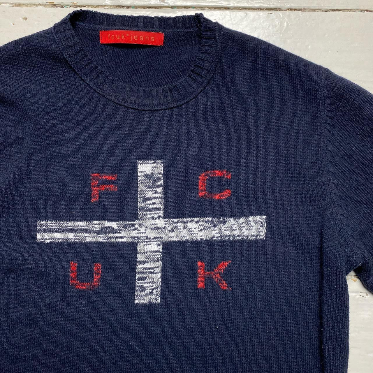 FCUK England Wool Vintage Jumper (Medium)