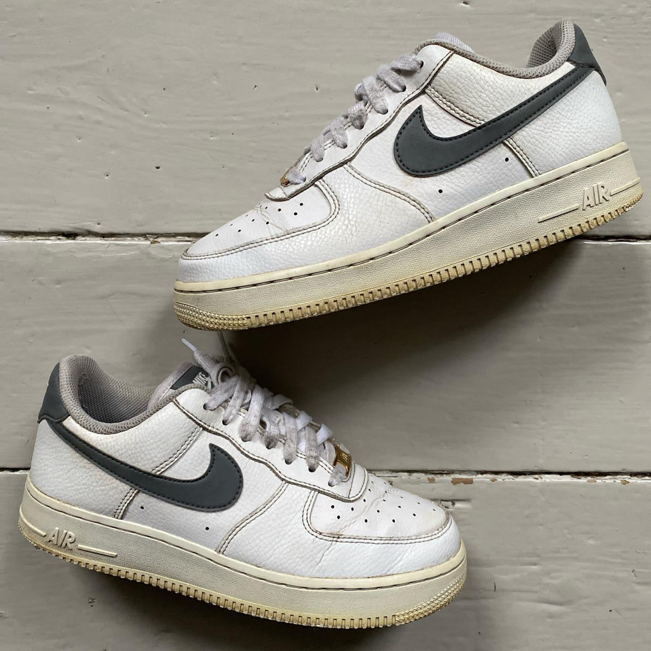 Nike Air Force 1 White and Grey (UK 6)