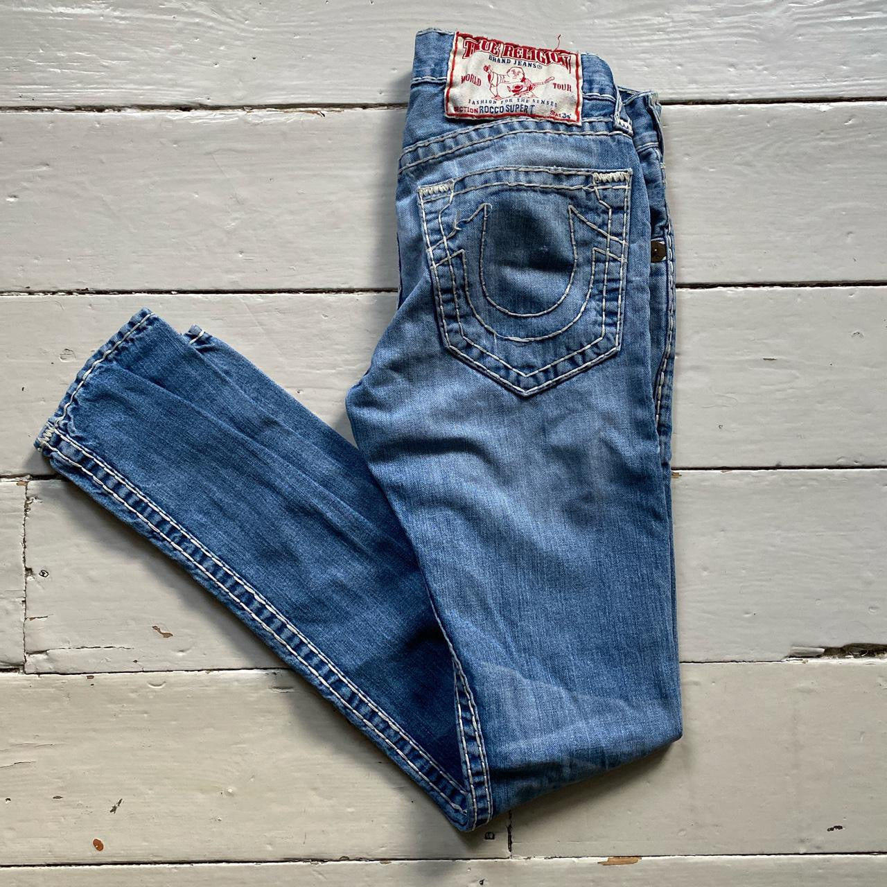 True Religion Rocco Super T Big Stitch Jeans (28/32)