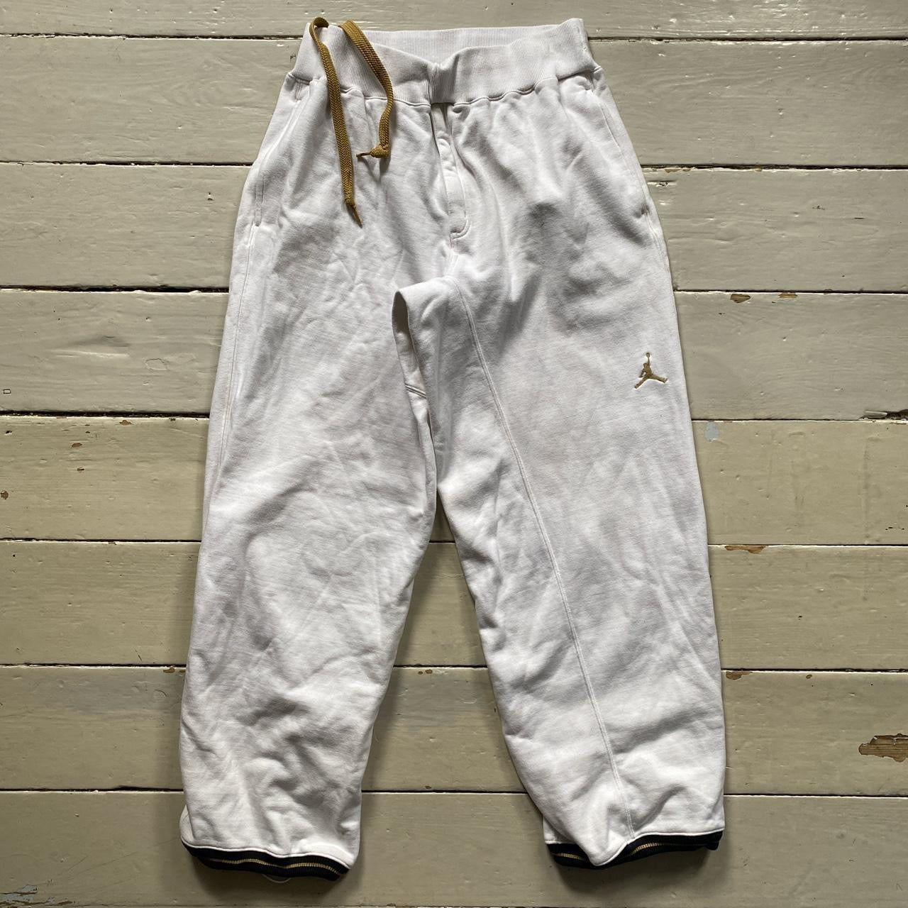 Jordan White Vintage Joggers (Large)