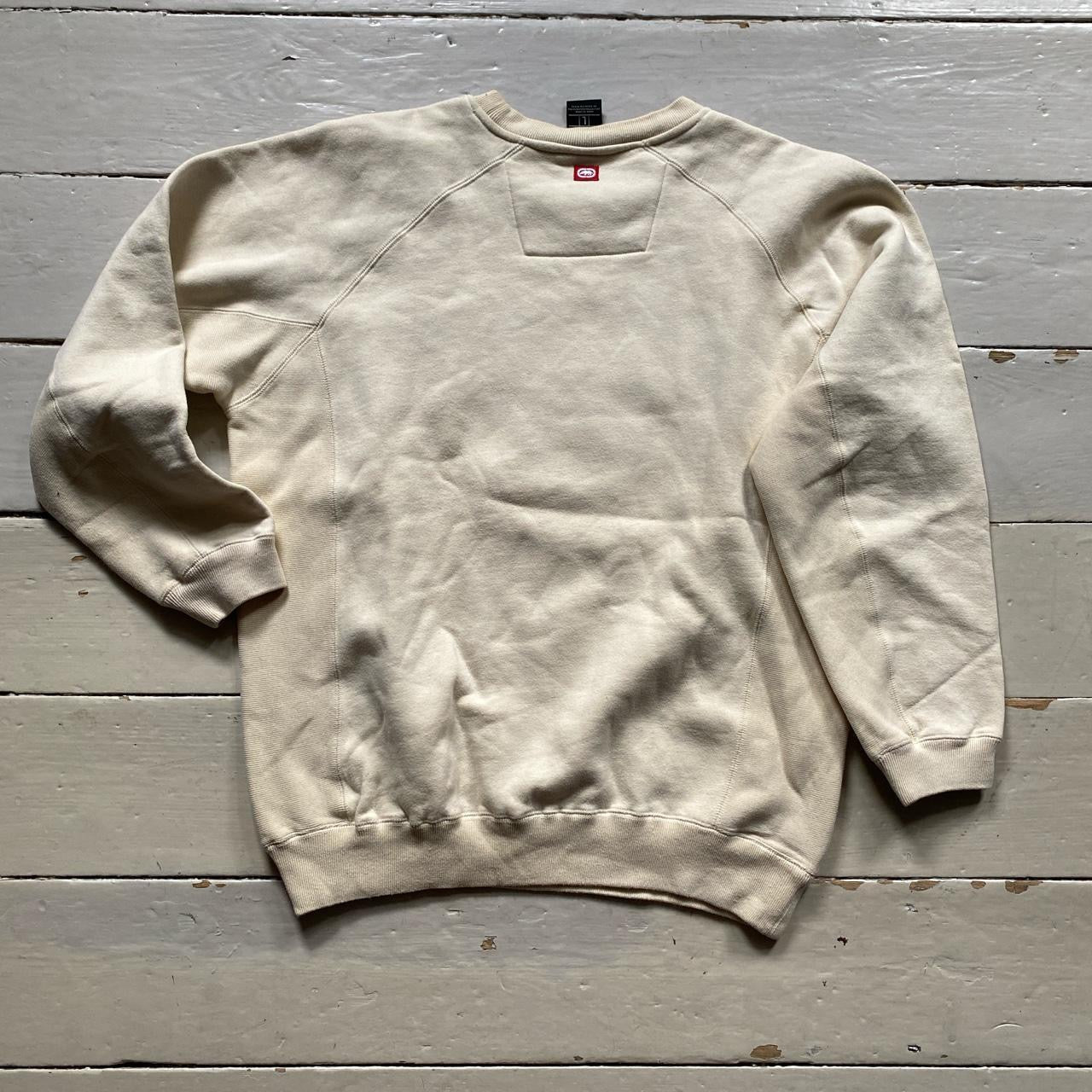 Ecko Unltd Vintage Cream Hoodie (Large)