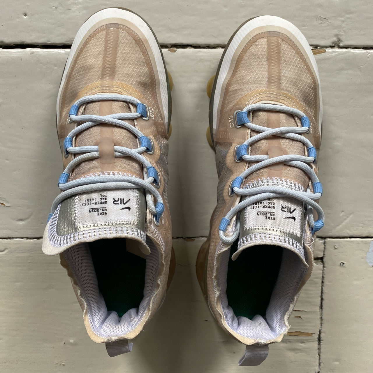 Nike Vapormax 2019 Beige and White (UK 4)