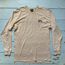 Stussy Peach Long Sleeve T Shirt (Large)