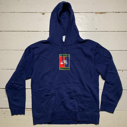 Nike SB Tennis Navy Hoodie (Large)