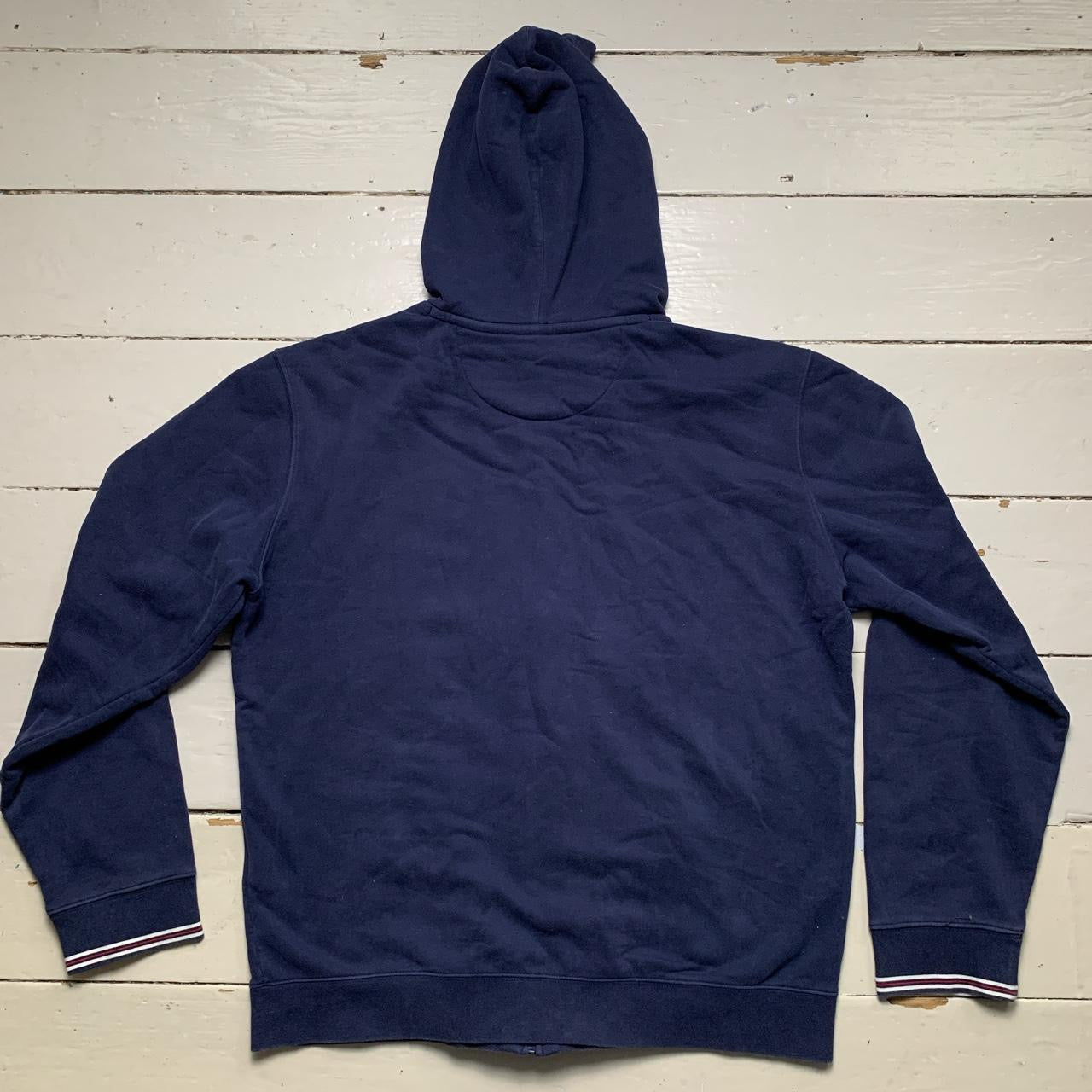 Fila Navy and White Hoodie (XL)