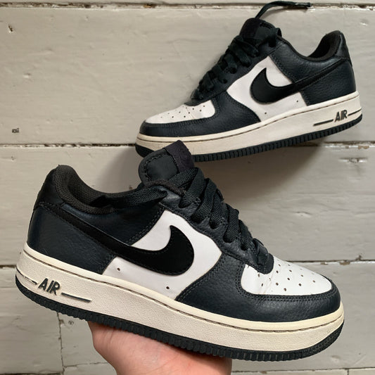 Nike Air Force 1 Black and White (UK 4)