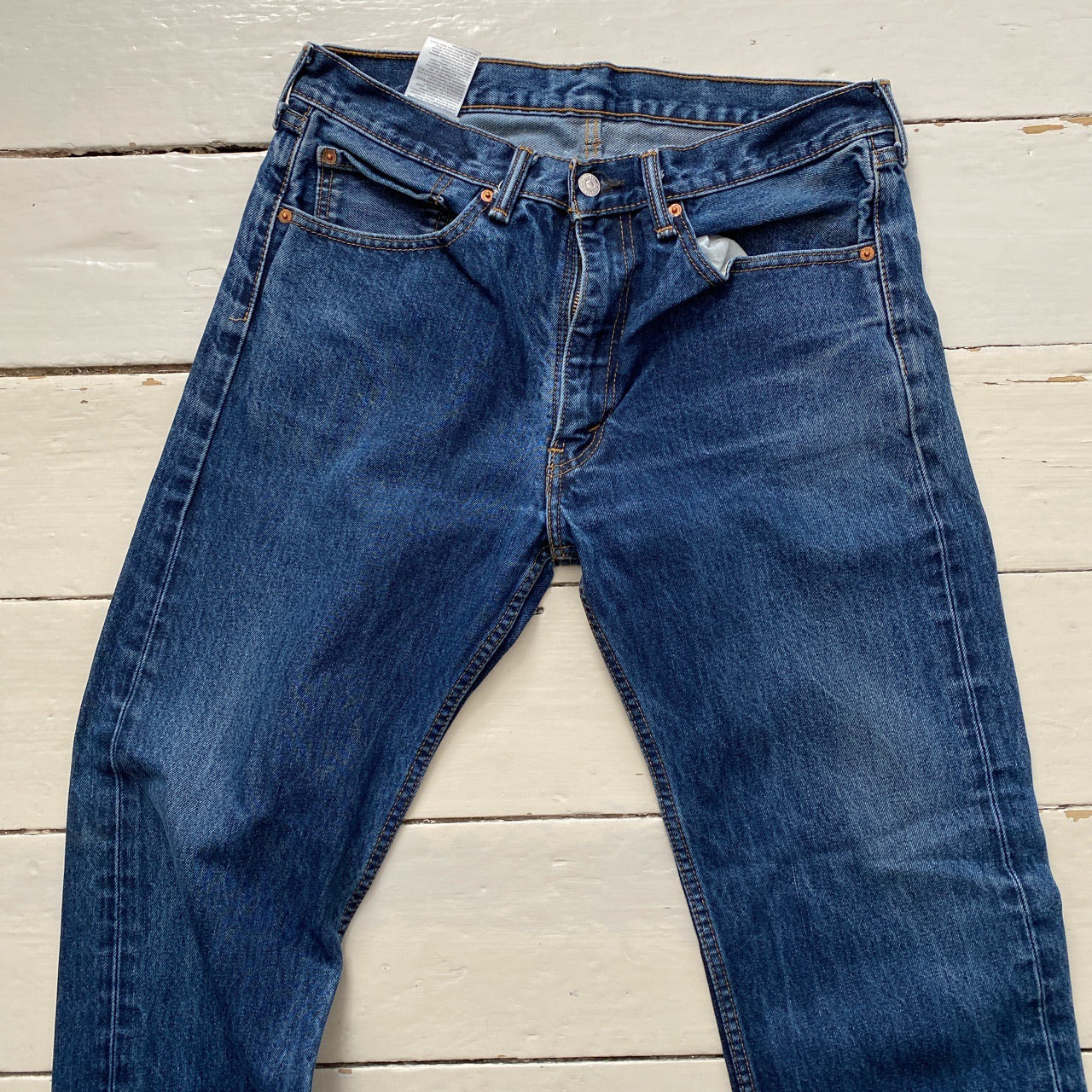 Levis 505 Stonewashed Jeans (34/31)