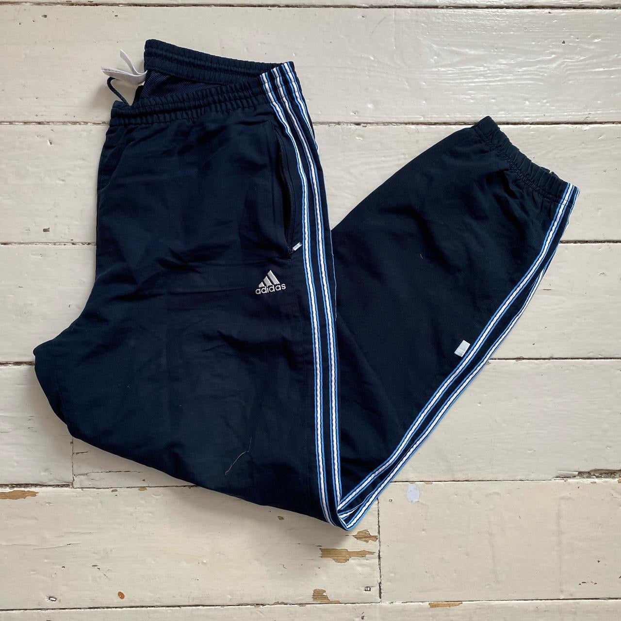 Adidas Navy Shell Bottoms (XL)